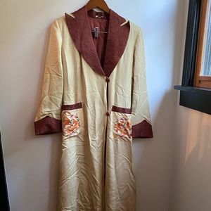 Vintage silk dragon robe
